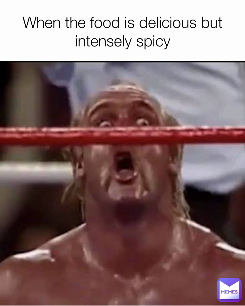 When the food is delicious but intensely spicy