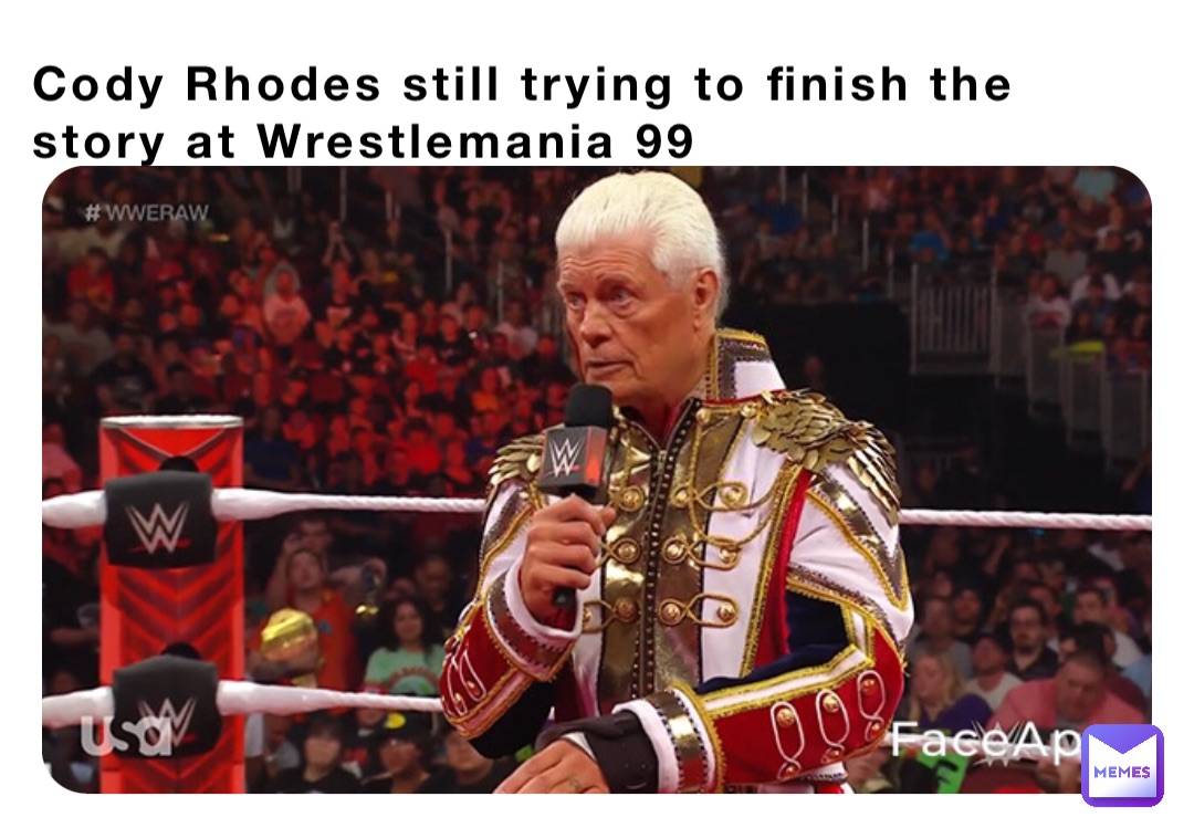 Cody Rhodes still trying to finish the story at Wrestlemania 99