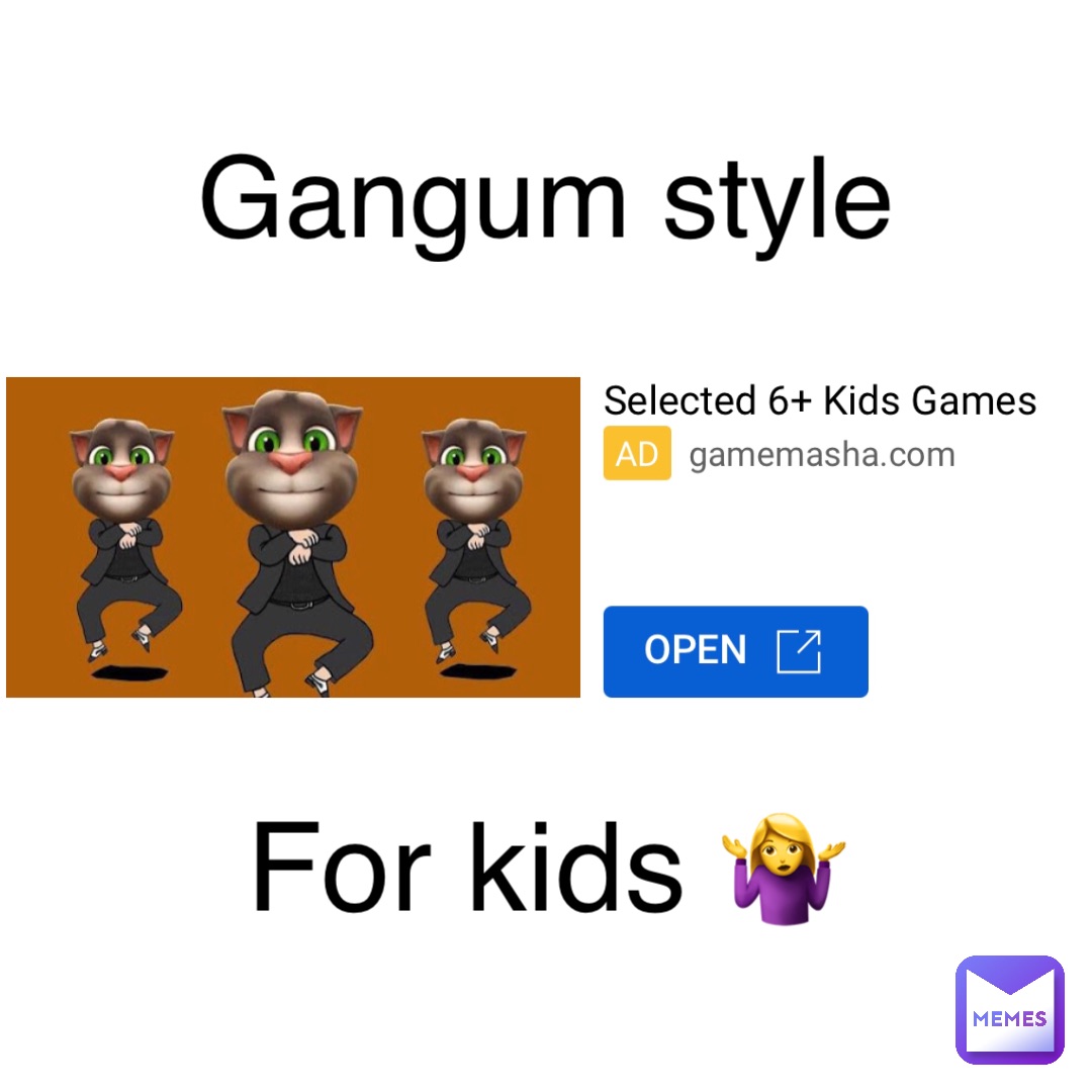 Gangum style For kids 🤷‍♀️