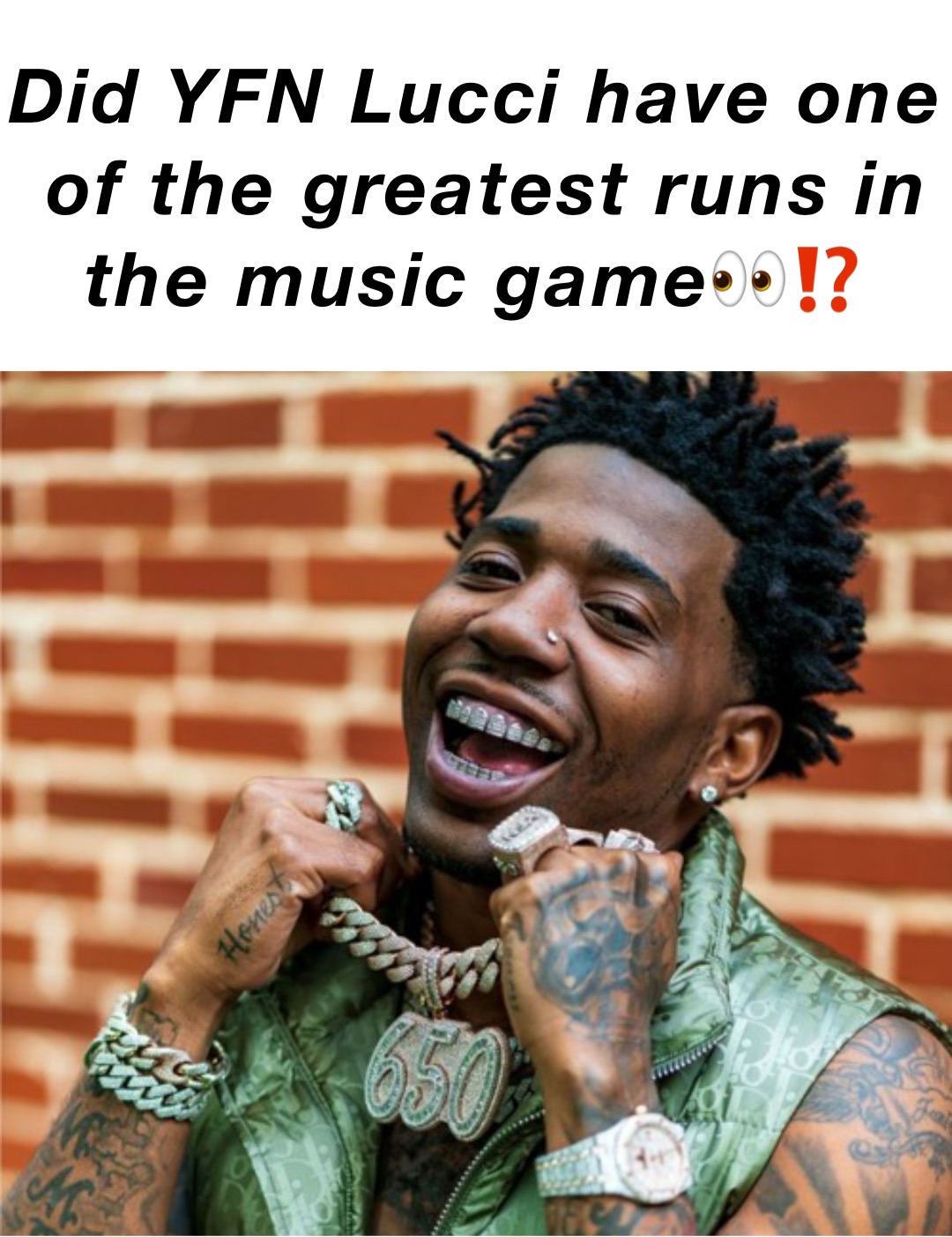 Did YFN Lucci have one of the greatest runs in the music game👀⁉️