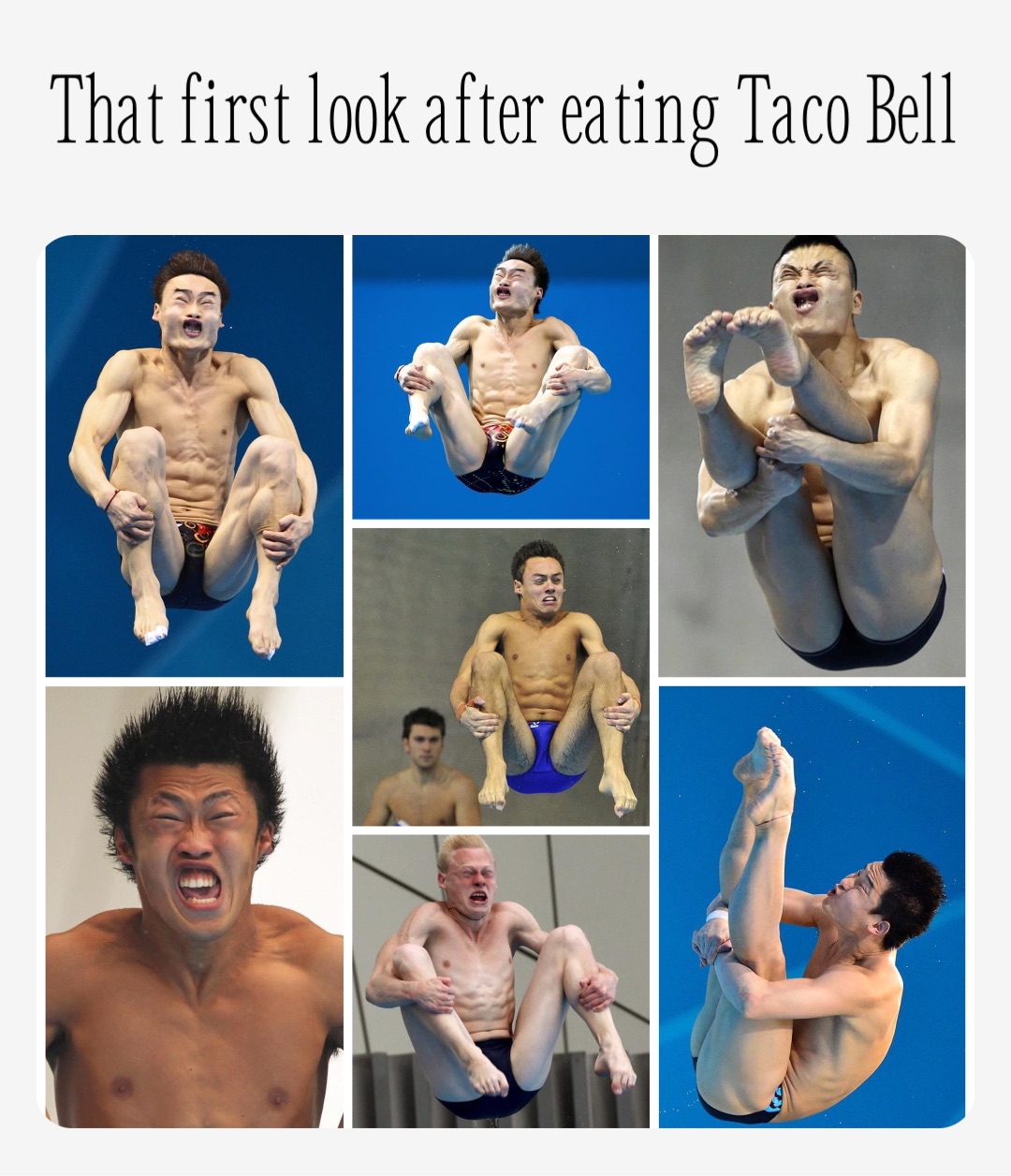 That first look after eating Taco Bell