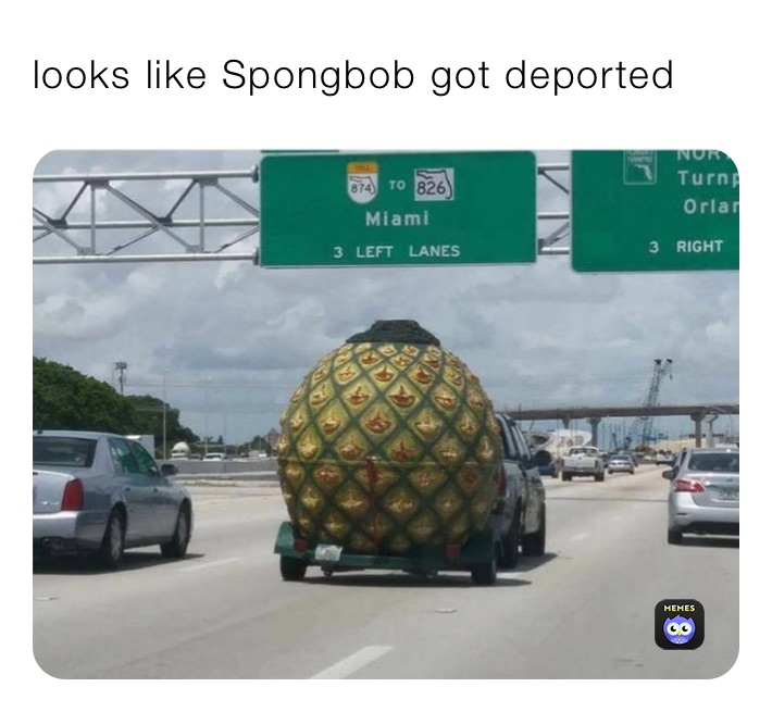 looks like Spongbob got deported 