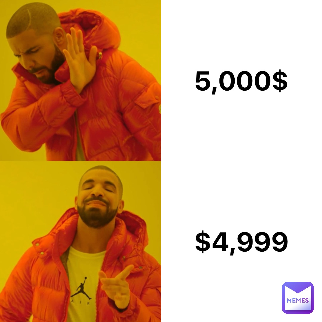 5,000$ $4,999