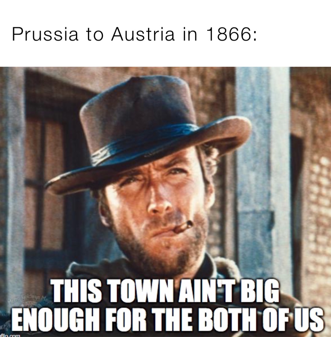 Prussia to Austria in 1866: