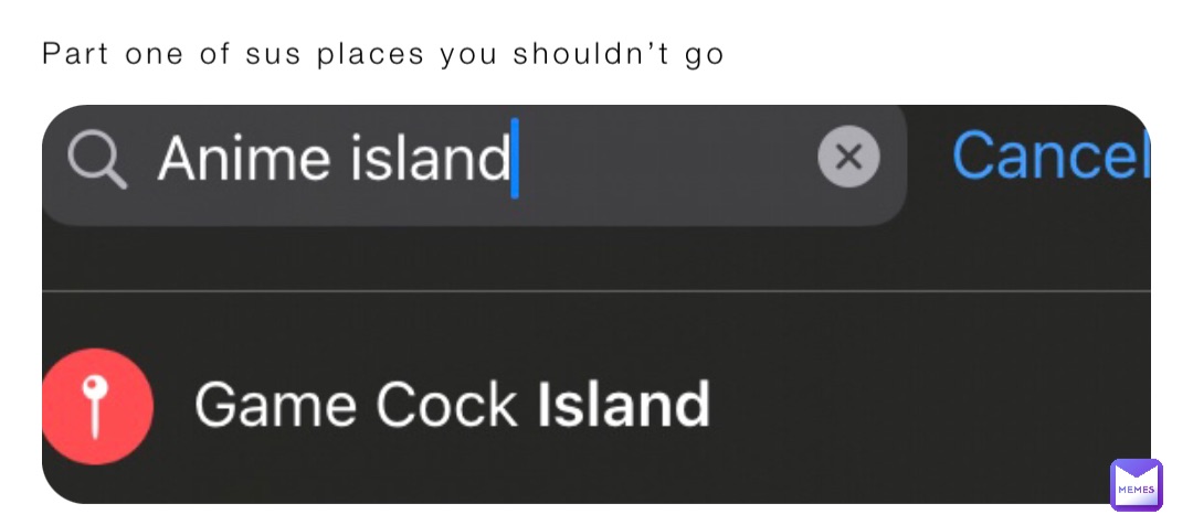 Part one of sus places you shouldn’t go