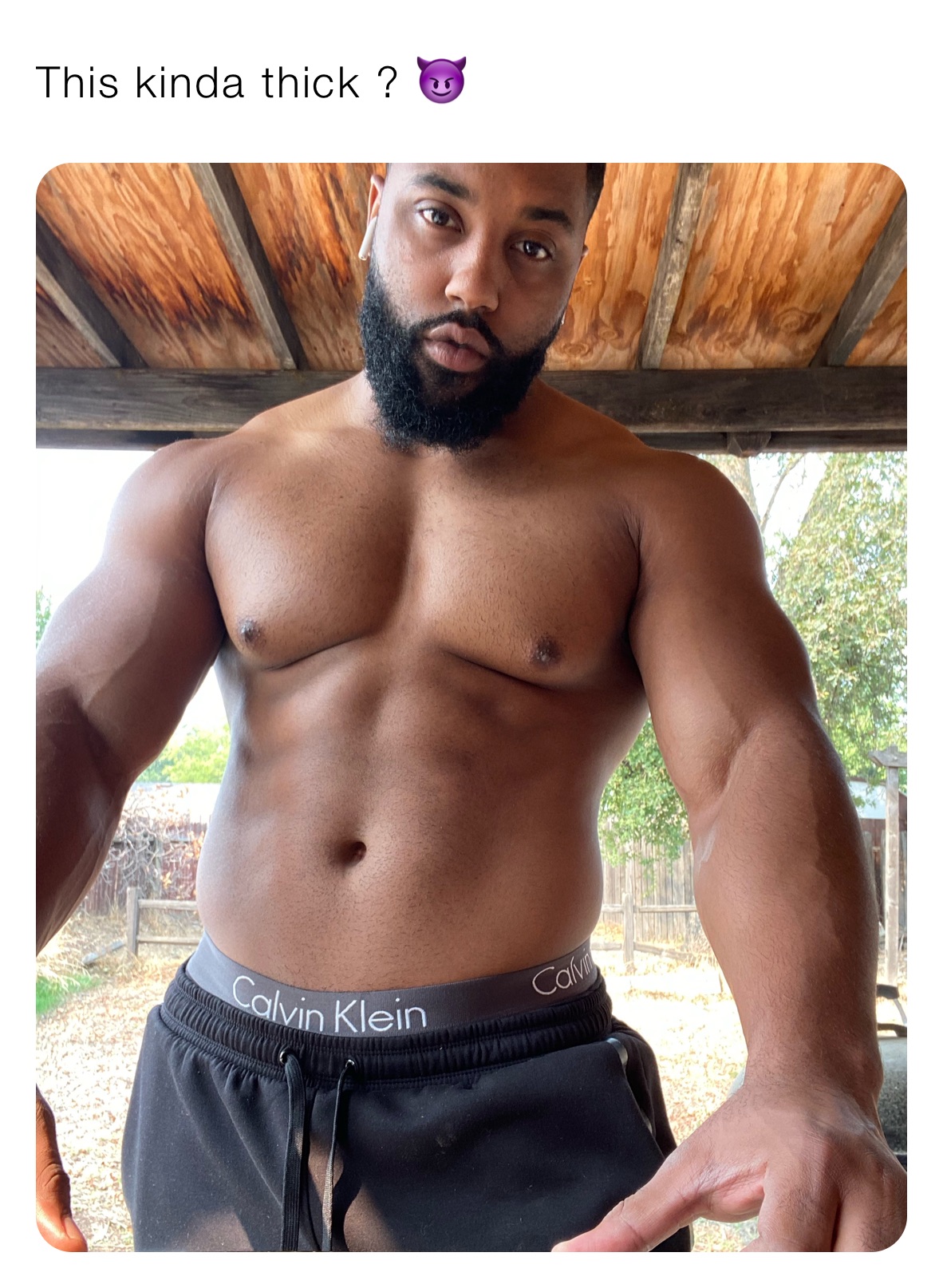 This kinda thick ? 😈