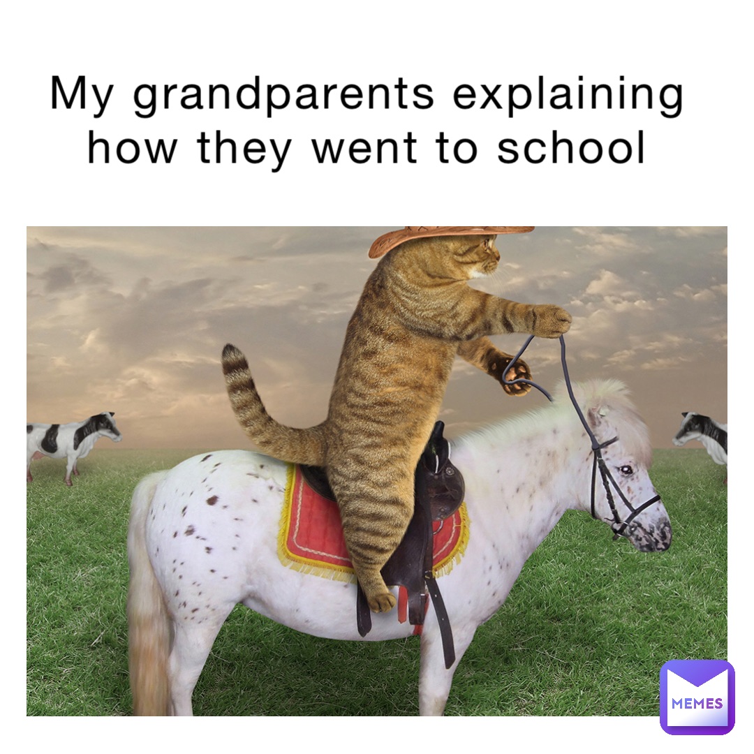 My grandparents explaining how they went to school