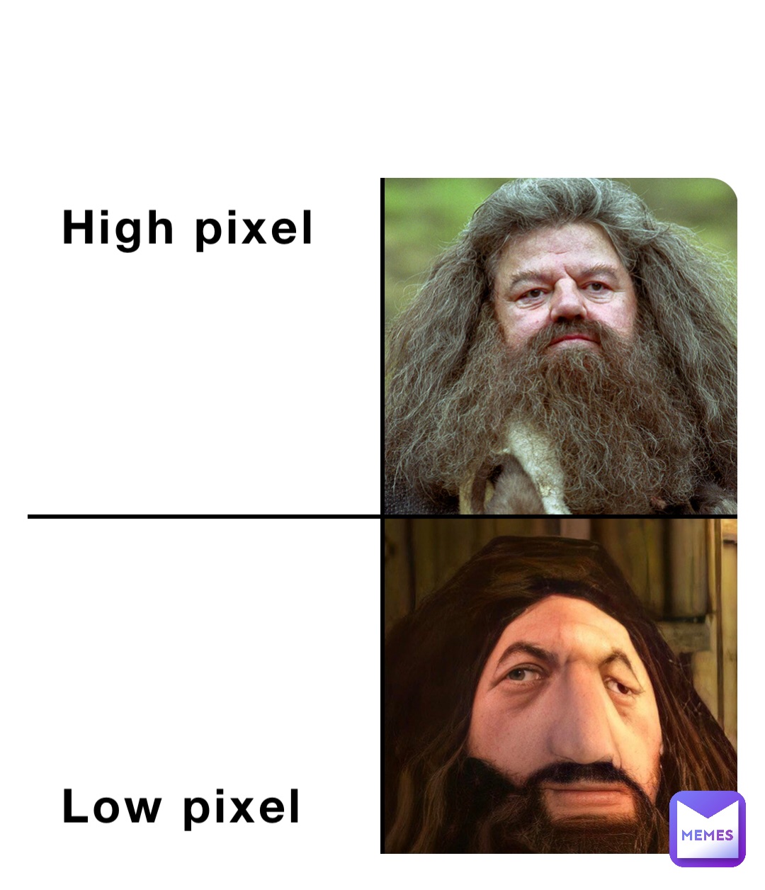 High pixel 









Low pixel