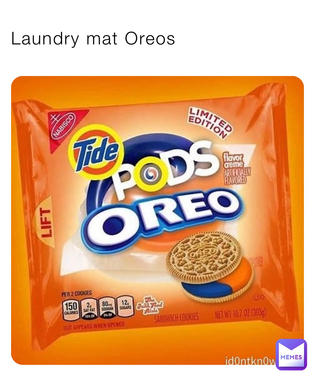 Laundry mat Oreos