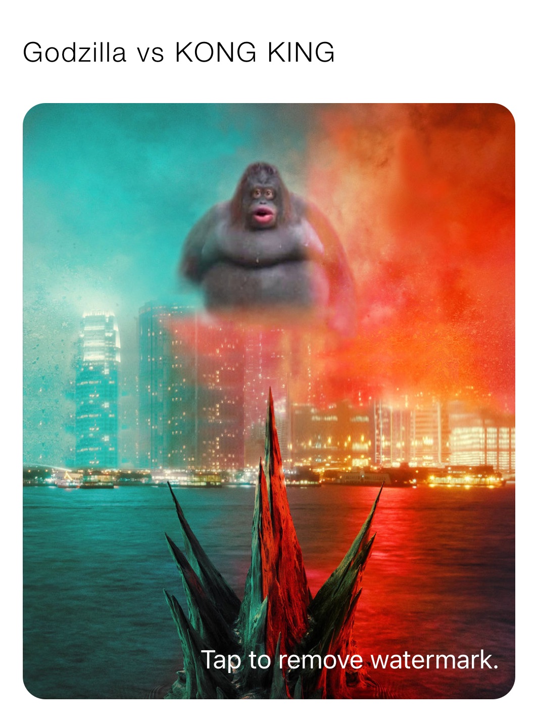 Godzilla vs KONG KING 