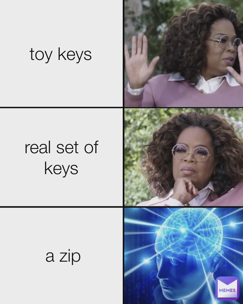 toy keys real set of keys a zip