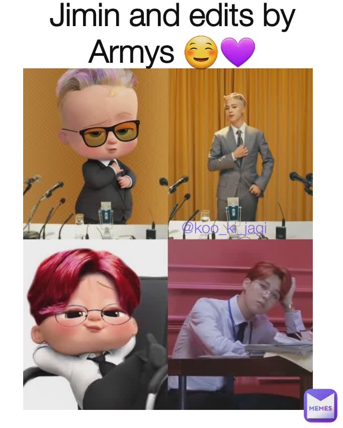 @koo_ki_jagi Jimin and edits by Armys ☺️💜
