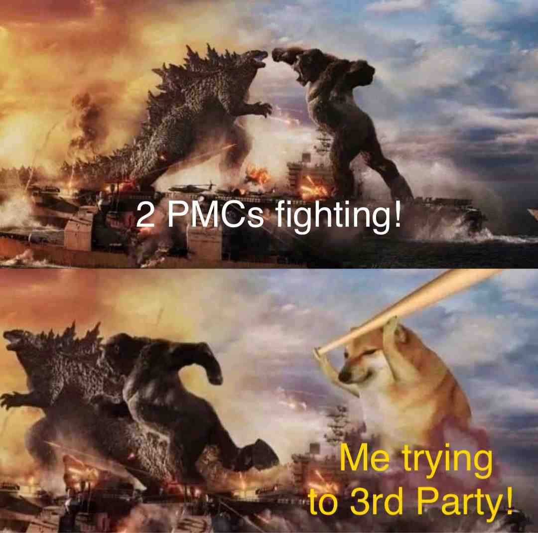 Whenever I try to 3rd party a fight!   #escapefromtarkov  #tarkovmemes  #eft