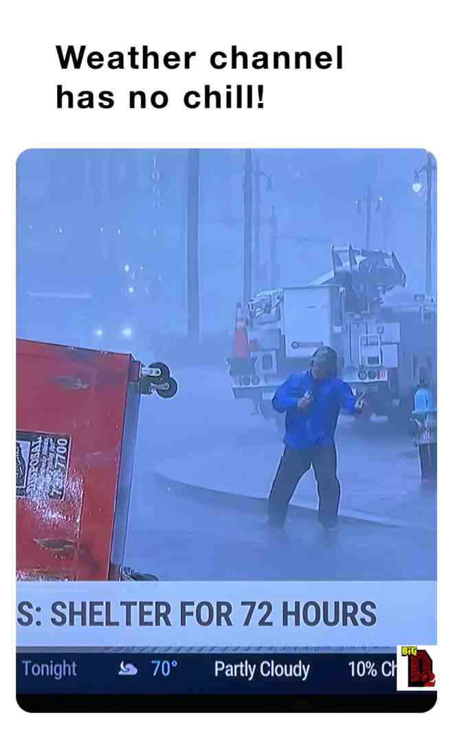 When a Hurricane hits the weather channel has no chill!  #hurricaneida  #hurricane  #weather