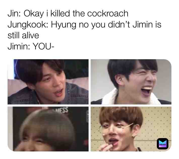 Meme shared by @Btsofficial