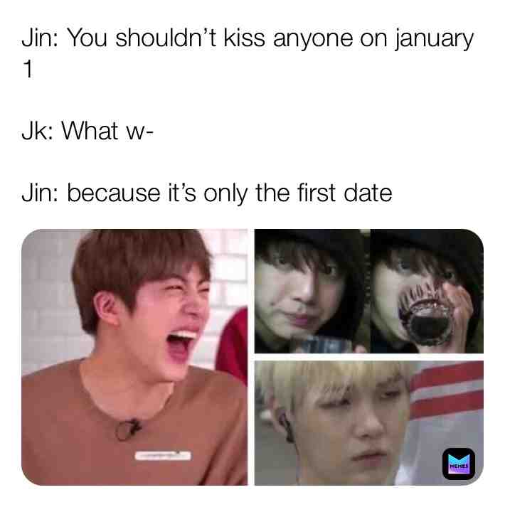 Meme shared by @Btsofficial