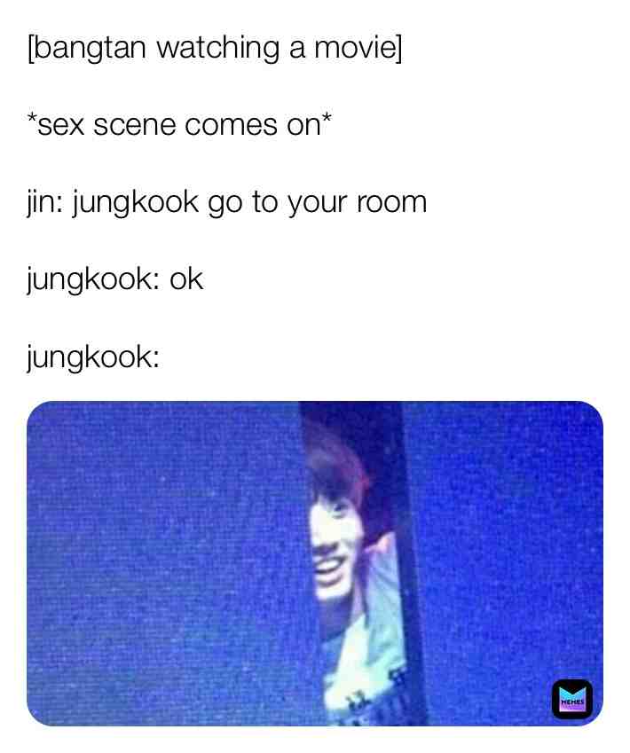 Meme shared by @Btsofficial