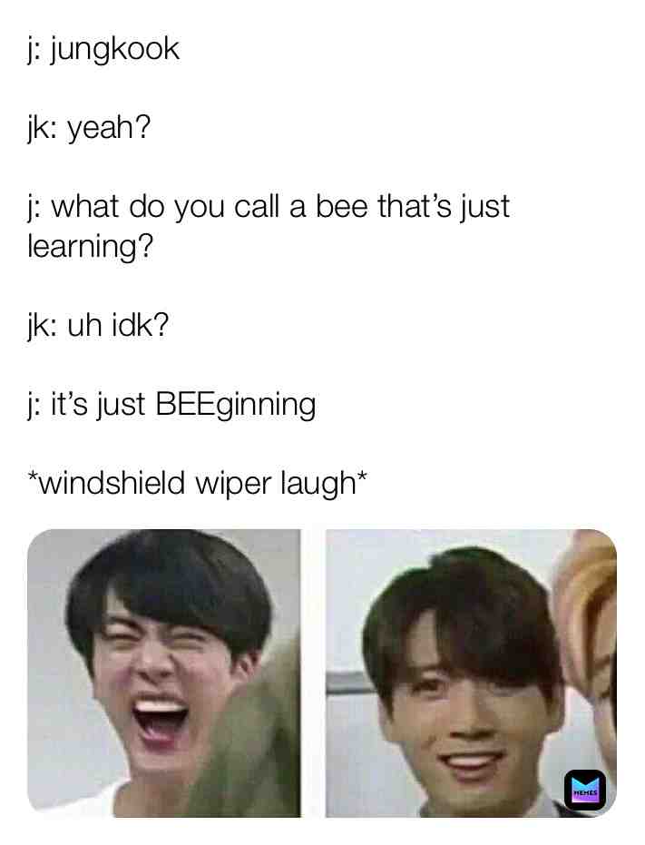 Meme shared by @Btsofficial