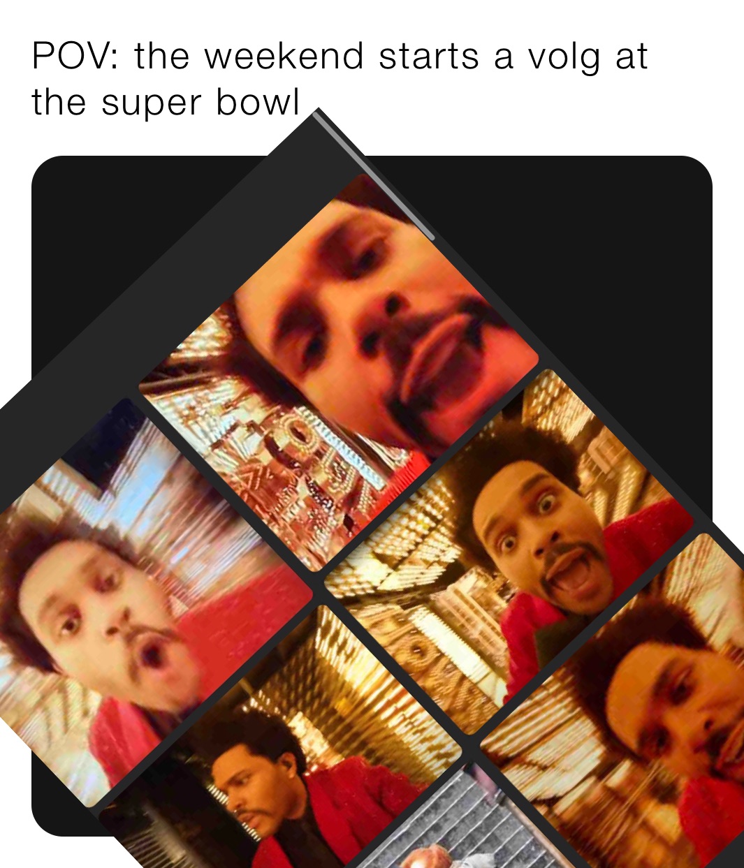 POV: the weekend starts a volg at the super bowl