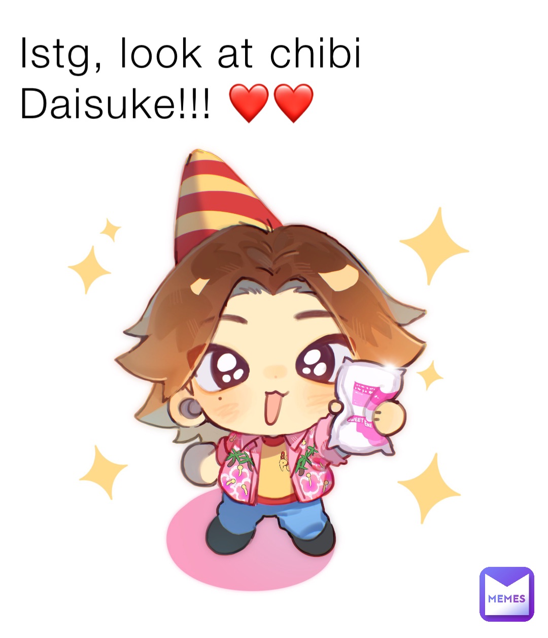 Istg, look at chibi Daisuke!!! ❤️❤️