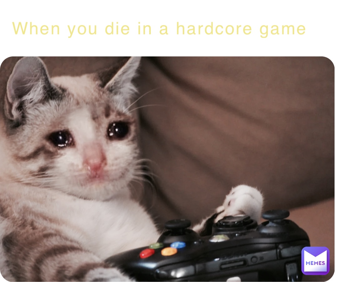 When you die in a hardcore game