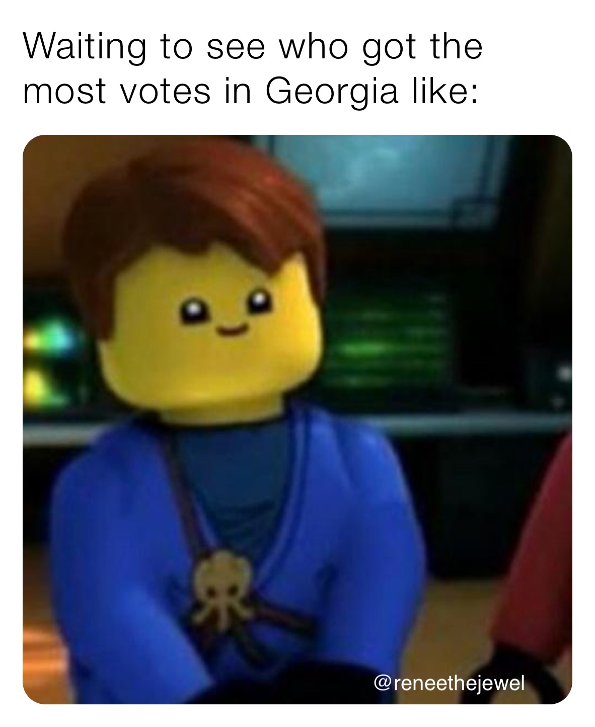 Waiting to see who got the most votes in Georgia like: