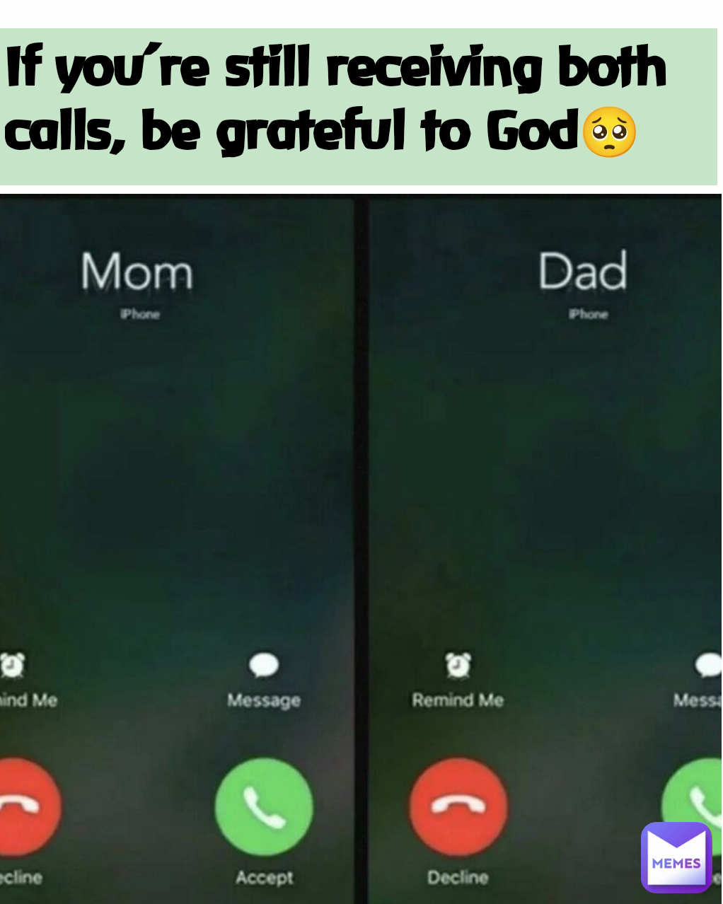 If you’re still receiving both calls, be grateful to God🥺
