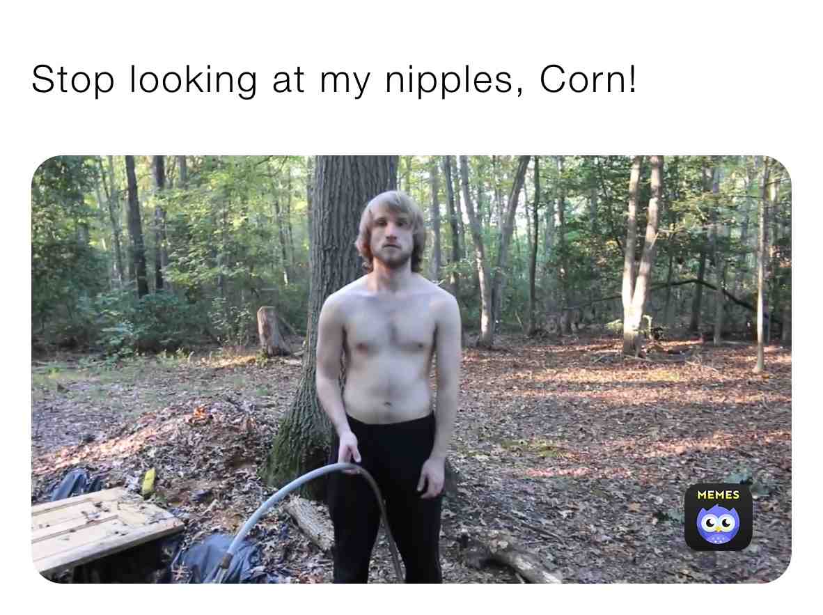 Jesse gets uncomfortable being stared at by Corn.