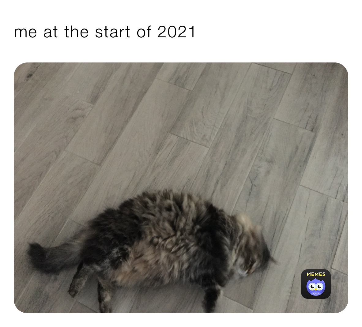 me at the start of 2021