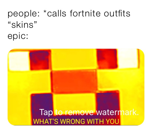 people: *calls fortnite outfits “skins”
epic: