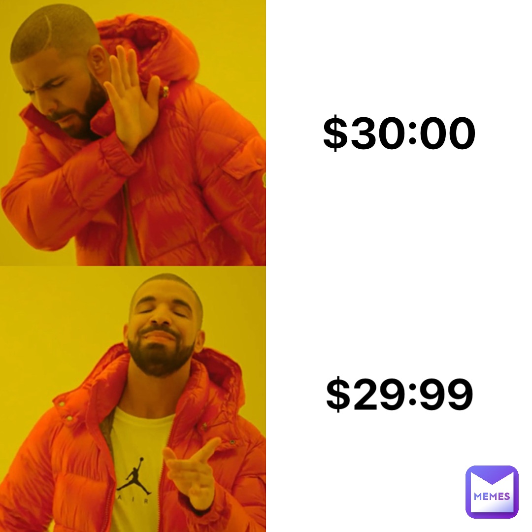 $30:00 $29:99