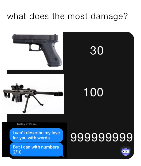 what does the most damage?