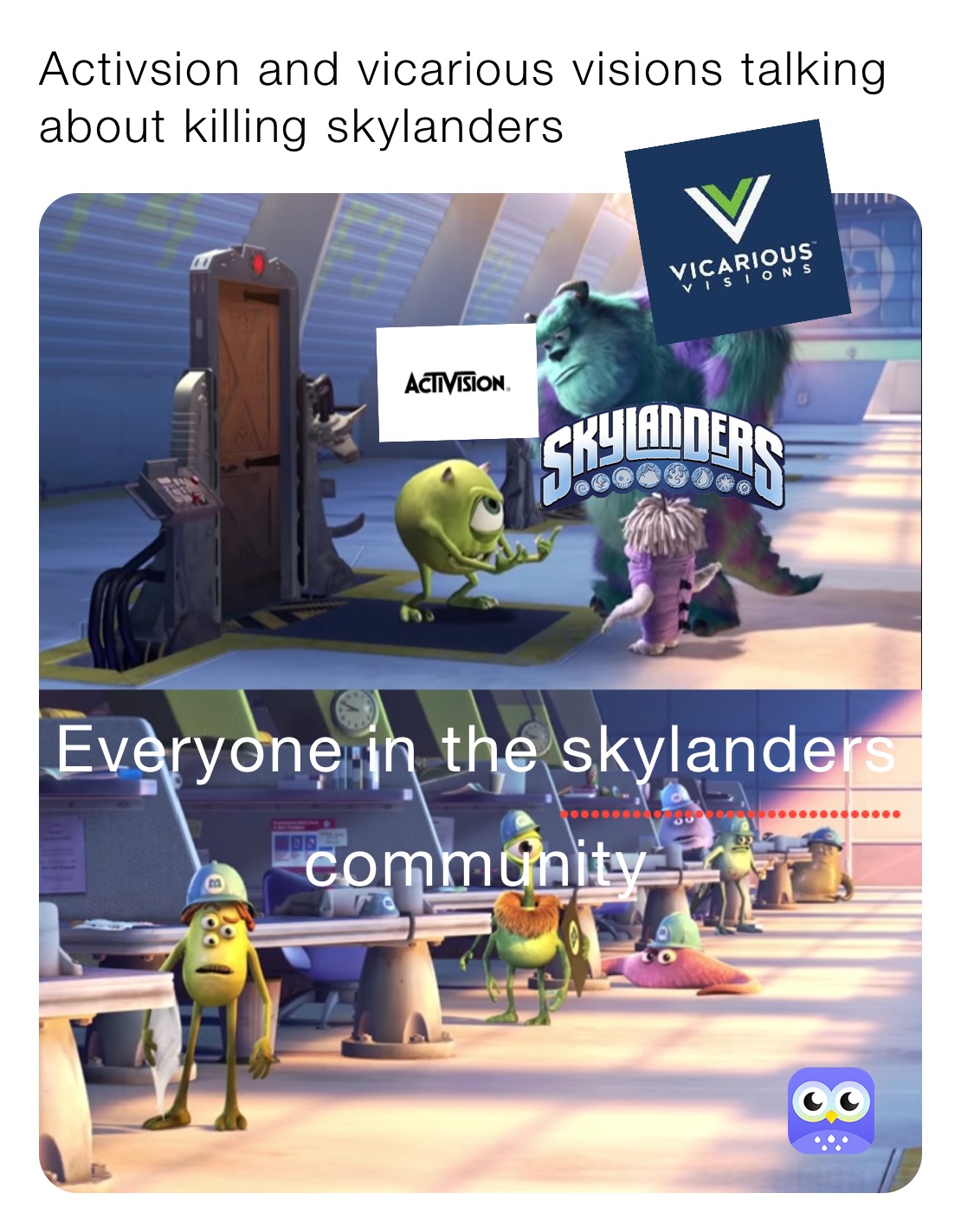 Activsion and vicarious visions talking about killing skylanders 