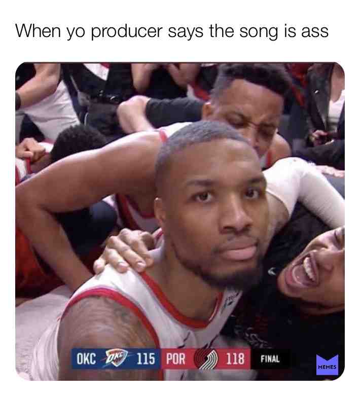 When your producer says your song is ass @Clique_C Instagram: @Clique__C