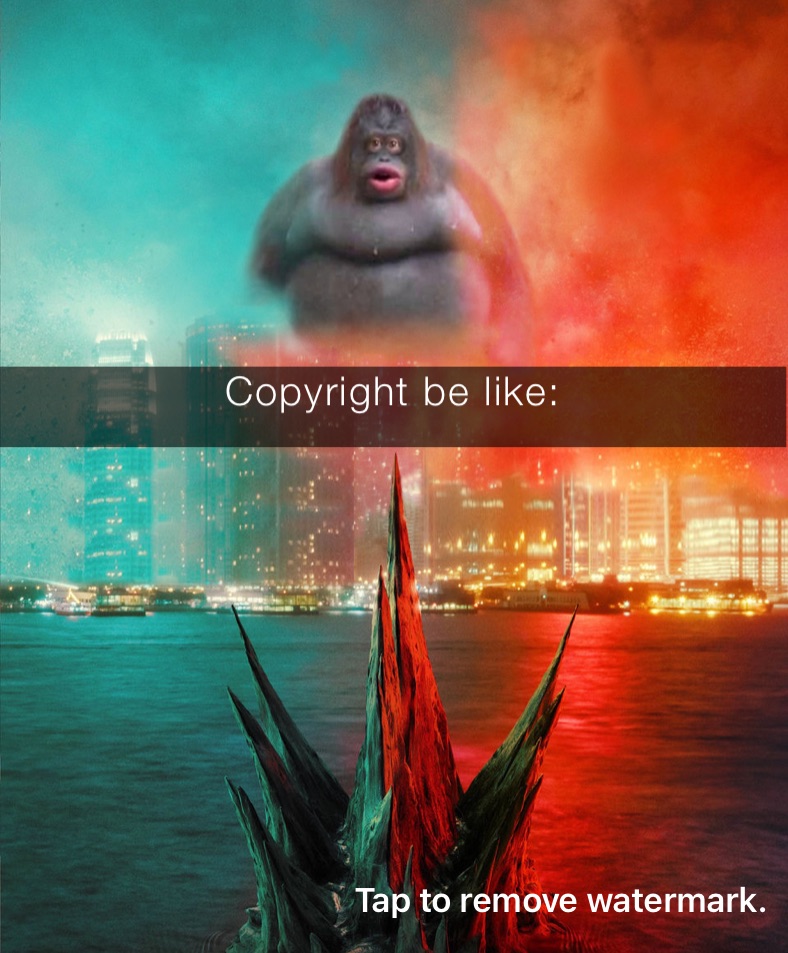 Copyright be like: