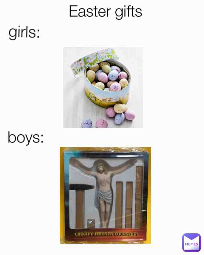 Actually i want the jesus one #boysvsgirls