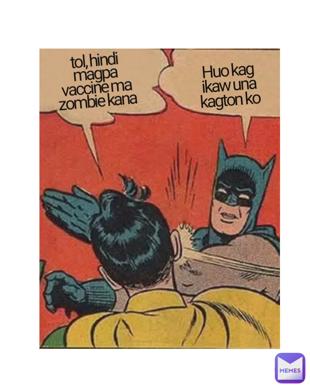 Type Text Grr tol, hindi magpa vaccine ma zombie kana Huo kag ikaw una kagton ko