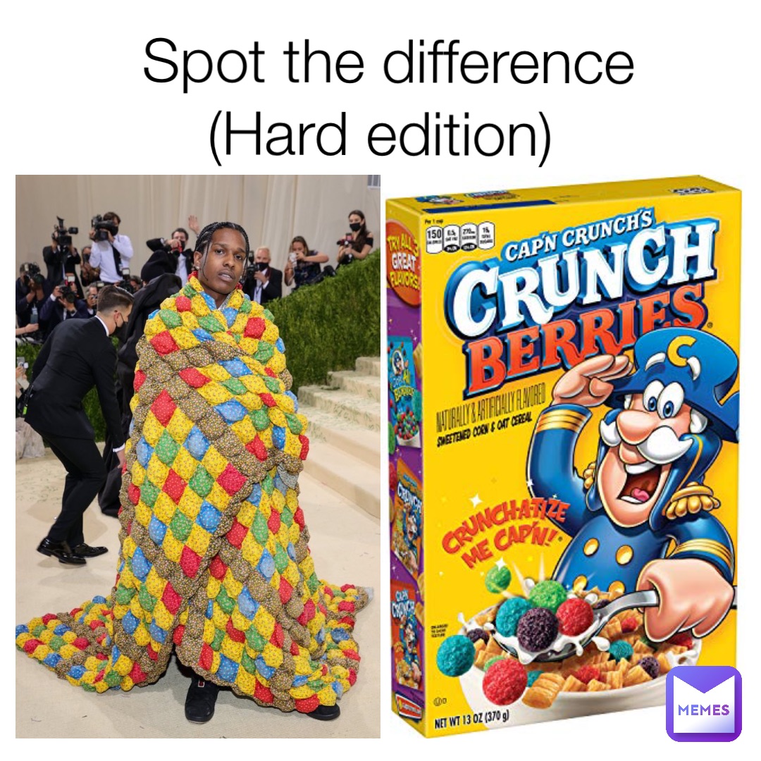 Spot the difference 
(Hard edition)