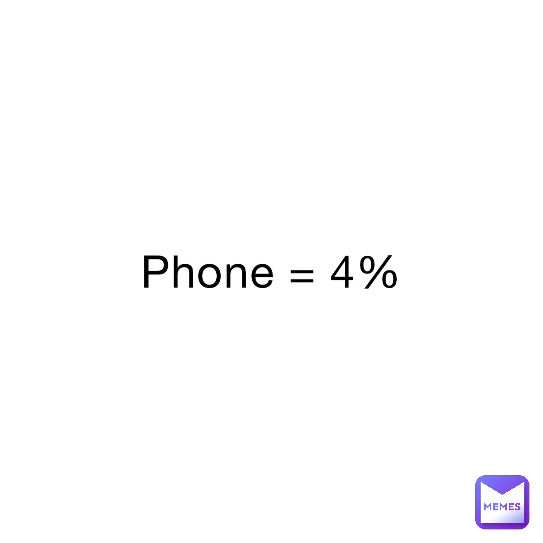 Phone = 4%