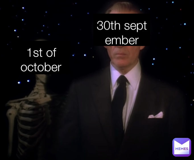 30th september 1st of october