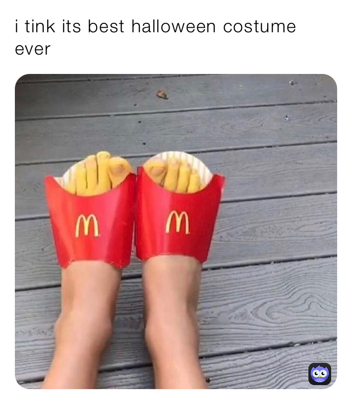 i tink its best halloween costume ever