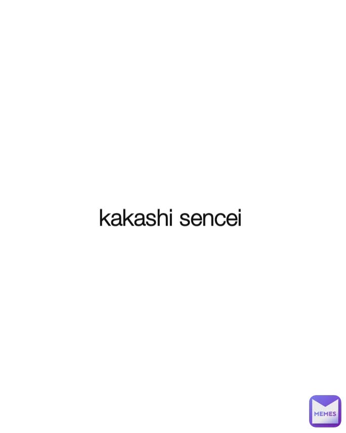 kakashi sencei 