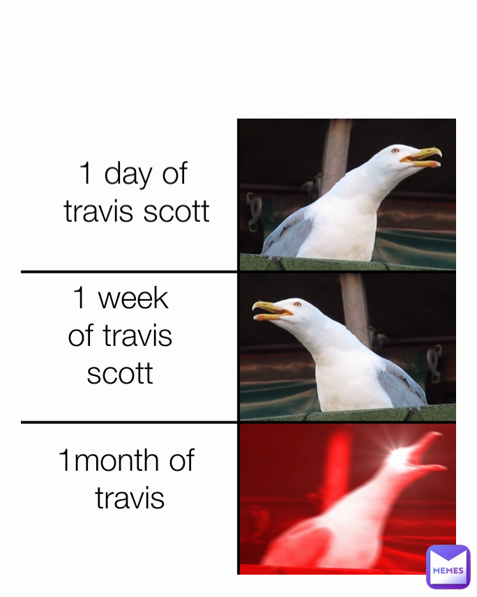 1 week
of travis scott 1month of 
travis 1 day of 
travis scott