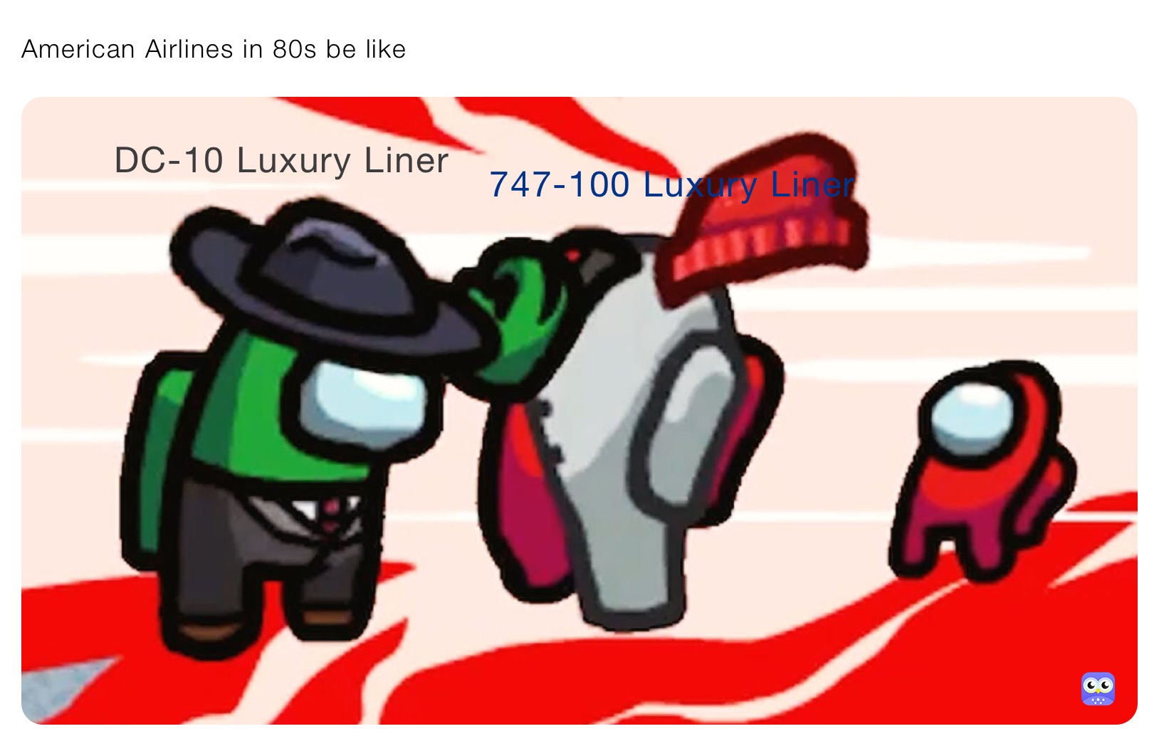 American Airlines in 80s be like