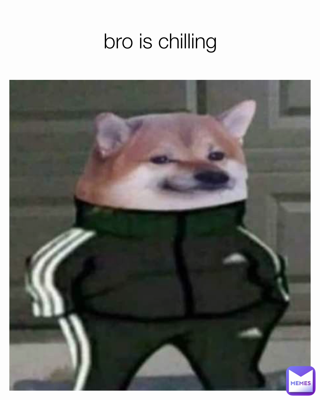 bro is chilling