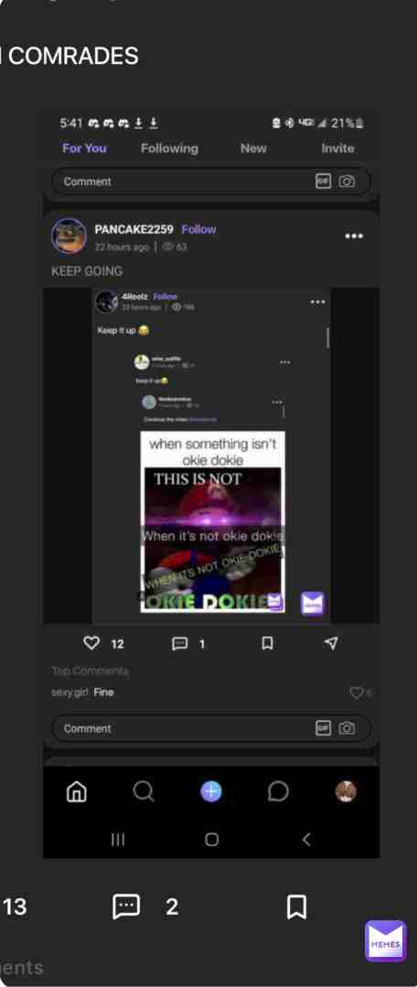 KEEP IT GOING
