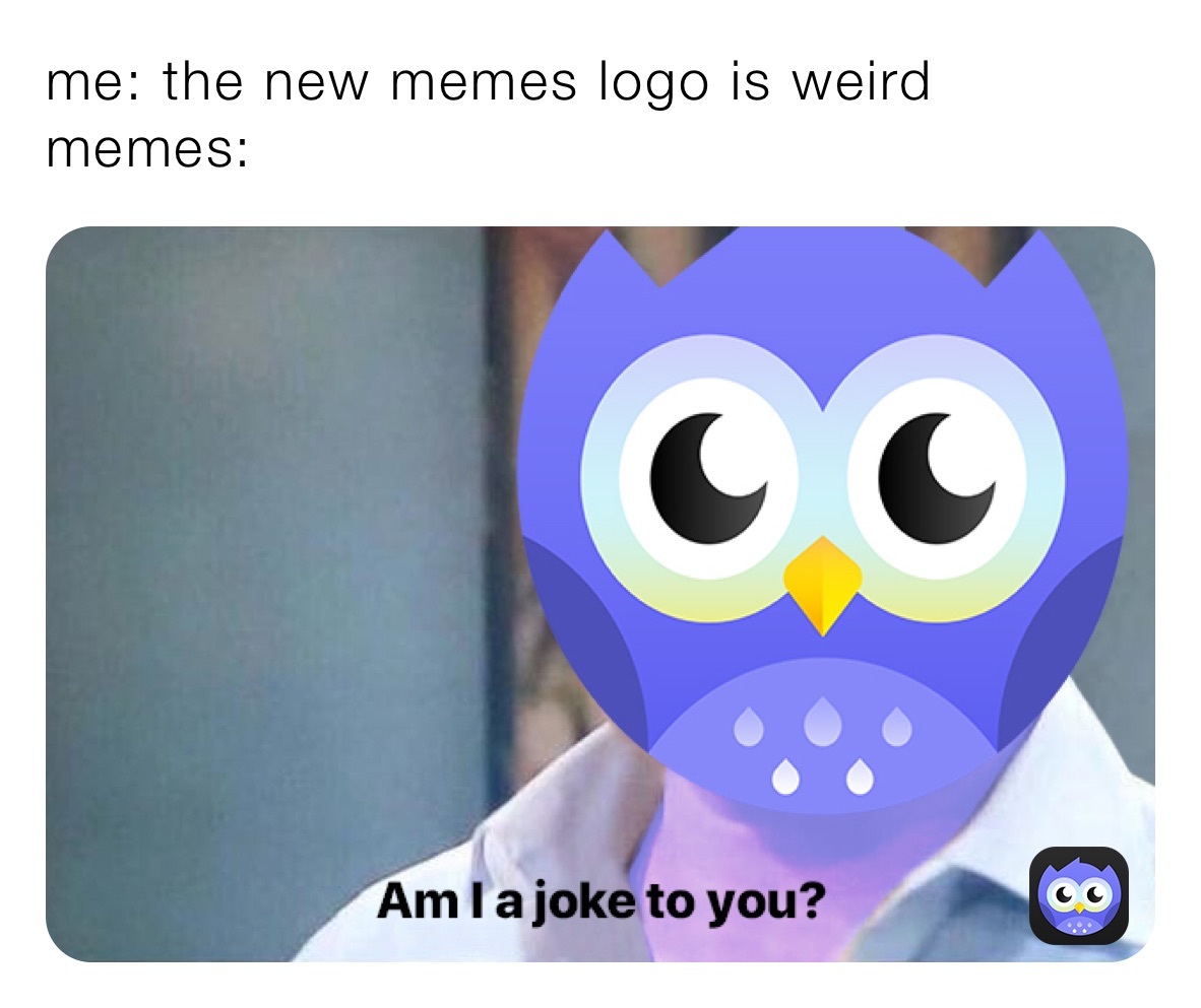 me: the new memes logo is weird memes:
