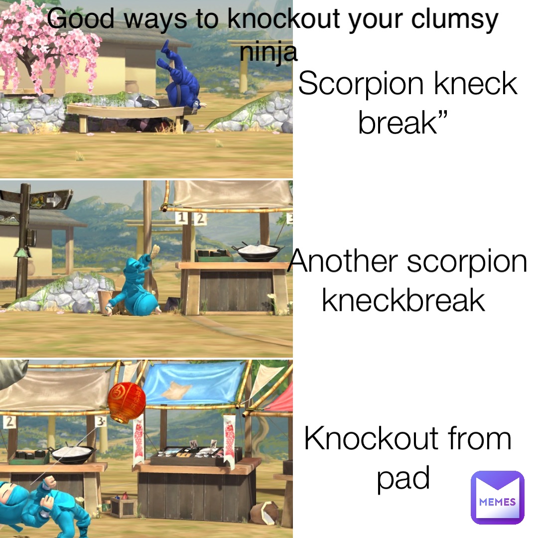 Scorpion kneck break” Another scorpion kneckbreak Knockout from pad ...