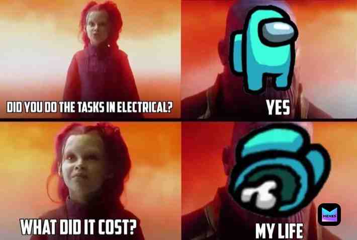 Avengers/among us meme lol