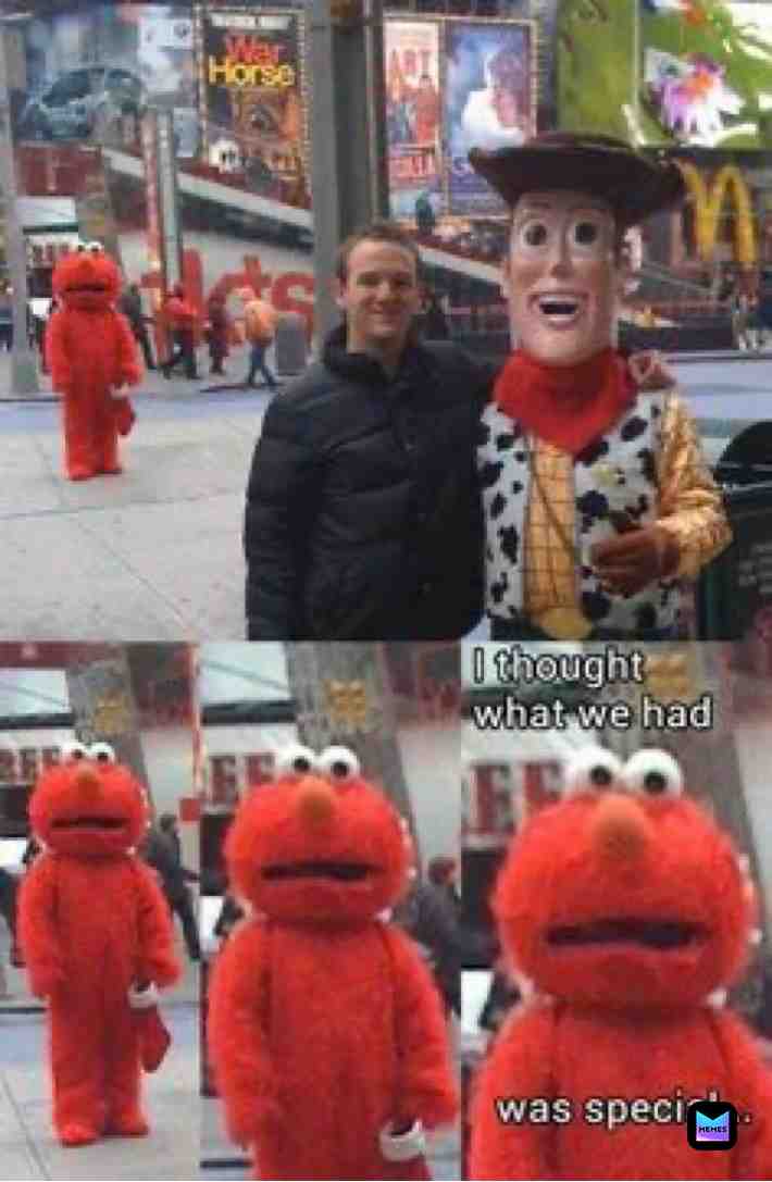 LOL sorry Elmo